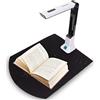 Zunate Fotocamera per Documenti USB, Fotocamera per Documenti e Scanner per Libri da 800 MP HD A4 con Messa a Fuoco Automatica, Scanner per Fotocamera Portatile Pieghevole per File Note, per Carte D'identità