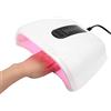 Pongnas Lampada UV a LED per unghie, 96 W professionale per asciugare le unghie Gel per smalto per unghie Macchina per manicure Manicure Lampada per nail art Lampada a due 4 timer(io)