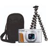 Canon Powershot SX740 HS Silver Lite Edition Travel . Garanzia Canon 2 anni