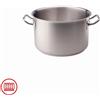Agnelli Acciaio Inox Casseruola Alta Induzione Con Due Maniglie