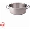 Agnelli Acciaio Inox Casseruola Bassa Induzione Con Due Maniglie