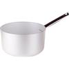 Agnelli Alluminio 3mm Professionale Casseruola Alta Con Manico Tubolare Inox