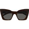 Saint Laurent Occhiali da Sole SL 552 008 Havana/Grigio Donna
