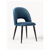 Westwing Collection Sedia imbottita in velluto Rachel -
