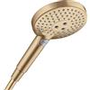 hansgrohe 26530140 Doccetta, Bronzo Spazzolato, 3 Strahlarten