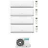 Hisense CONDIZIONATORE HISENSE QUADRI SPLIT HI-COMFORT 9000+9000+9000+18000 BTU WIFI INVERTER 5AMW105U4RQC A++