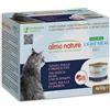 Almo nature cat hfc natural light meal tonno, pollo e prosciutto 4x50gr