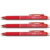 Pilot Frixion Clicker 0.5 (fine), set da 3, rosso