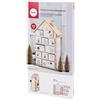 Rayher Casa Legno d'avvento, FSCMix Credit, Naturale, 25,5x17,5x45,5cm, 185 pz, box 1set