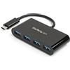 StarTech.com Hub USB 3.0 a 4 Porte, USB-C a 4 USB-A, Alimentazione a Bus