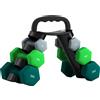 SPORTNOW Set Manubri con Supporto, 3 Coppie di Pesi da 2 x 1 kg, 2 x 3 kg, 2 x 5 kg, Multicolore | Aosom Italy