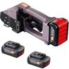 VEVOR Reggiatrice Elettrica da 1-2 cm Tendireggia Elettrica per Reggette PP PET, con Schermo Digitale, 2 x 4000 mAh Reggiatrice Automatica Alimentata a Batteria per Pallet di Scatole da Imballaggio