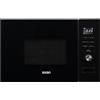 Svan Microondas 20 Litros Integrablecon Grill Cristal negro SMWI2800DGN. 800W, Grill 1000W, 8 Programas, Modo Descongelación, Revestimiento Interior, Fácil Limpieza, Temporizador 95min.