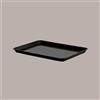 LUCGEL 10 Pz Vassoi Espositore da Banco Nero Rettangolare 27,5x20H2 cm
