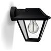 Philips Applique Alpen Glow nero opaco down 1XE27 16495/30/PN/40