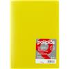 Grafoplás Grafoplas - Cartella buste in plastica a4, giallo, 10 fodere in polipropilene trasparente, serie poliple opache, prodotte in Spagna, copertine flessibili, perfetta per archiviare documenti e fogli