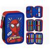 M3 ASTUCCIO SPIDERMAN CON COLORI INCLUSI, MULTISCOMPARTI, 3 ZIP 2700001257