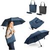 hi!dea™ Ombrello pieghevole 2 in 1 con borsa per la spesa inclusa SKYLAR personalizzate o neutre