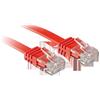 Lindy Cavo di Rete Flat U/UTP Cat6 Rosso 2m