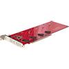 StarTech.com Adattatore PCI Express M.2 NVMe - Scheda Adattatore PCIe x16 a Quattro SSD M.2 NVMe or AHCI M.2, 7.8Gbps / Biforcazione Necessaria - Compatibile Windows/Linux (QUAD-M2-PCIE-CARD-B)