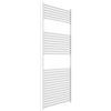 ERCOS Scaldasalviette Termoarredo Bagno Dimensioni 650x1500 MM Radiatore Colore Bianco, Attacchi da 1/2 Fornito Con Kit Montaggio