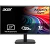 acer EK271Gbif Monitor PC 27, Display IPS Full HD, 120 Hz, 1ms VRB, 16:9, AdaptiveSync, VGA, HDMI 1.4, Lum 250 nits, Schermo PC con Contrasto 100M:1, ZeroFrame, Cavo HDMI Incluso, Nero