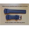 Morellato 15,5 MM/29 MM Solido Braccialetto Impermeabile Silicone Nero 22 MM Al Cappio
