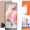 AGCUT LCD Schermo per Xiaomi Redmi Note 12 4G / 5G LCD Display per Xiaomi Poco X5 Display 23021RAAEG 22111317I Touch Screen Digitizer Ricambio Assembly + Riparazione Strumenti (Nero)