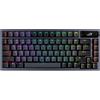 ASUS ROG Azoth Tastiera da Gaming Personalizzabile Wireless, 75 Tasti, Display OLED, Switch ROG NX Rossi Sostituibili, Stabilizzatori Tastiera, Copritasti PBT, Illuminazione RGB, Layout Italia, Nero