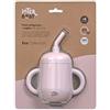 Interbaby Bicchiere antigoccia in silicone rosa per bambini