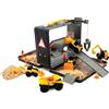 CatToysOfficial | Set da Costruzione con Sabbia Riutilizzabile | Valigetta: Include 5 Veicoli Little Machines™, Gru, Coni, Rocce, Rampe e 283 g di Sabbia Composta | Giocattoli Bambini 3+ Anni