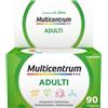 GLAXOSMITHKLINE C.HEALTH.Srl MULTICENTRUM ADUTLI - INTEGRATORE MULTIVITAMINICO MULTIMINIERALE , 90 COMPRESSE