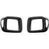 FGGHDR Gruppo Fanale Posteriore Copertura Luce Coda Dell'automobile Trim Per Jeep Per Renegade 2016-2019 2020 2021 2022 Lampada Cofano Fanale Posteriore Guardia Accessori Decorativi Luce Posteriore(Nero)