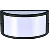 Velamp Applique E27 mezzaluna. Design moderno. IP54, Antracite