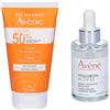 Avene Avène Set Crema SPF 50+ Solare Viso + Eau Thermale HYALURON ACTIV B3 Siero concentrato rimpolpante antirughe 1 pz