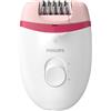 Philips Satinelle Essential Epilatore, custodia e 3 testine