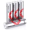 PHOTOOLEX 1.5V Batterie ricaricabili AA (pacco da 4), Pile Rechargeable aa litio da 3600 mWh ad alta capacità, oltre 1600 cicli, batteria doppia A ricaricabile a lunga durata per Blink Xbox
