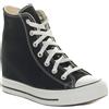 Converse Sneakers Donna Converse Chuck Taylor All Star Classic Wedge Platform Nero Bianco