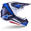 Alpinestars Casco Moto Cross Enduro Alpinestars SM7 Rise Ece06 blu bianc