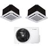 Junkers Bosch Condizionatore Dual Split a Cassetta Bosch Mix CLIMATE 5000 e 5000iM 9+12 BTU con 5000M 53/2 E R-32