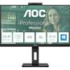 AOC MONITOR AOC LCD IPS LED 23.8 WIDE FRAMELESS 24P3QW 4ms MM FHD 1000:1 BLACK REG.ALT. Pivot 2xHDMI DP 4xUSB WEBCAM Ves - 24P3QW