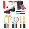 TRANSNOVO Kit 12 in 1 di Accessori Compatible con Nintendo Switch 2/Switch - Pack Familiare di Giochi Sportivi Compatibile con Switch Sports, Ring Fit Adventure e con i Joy-Con