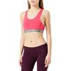 REPLAY I101300-001-P390 Reggiseno Sportivo Taglio olimpionico, con Logo (1 Pezzo) Reggiseno Sportivo Donna Fuxia/Dark Grey/White Taglia S