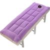 Generic Coprimaterasso di Bellezza in Morbido Cotone, Materasso Futon Traspirante Tatami, Lettino da Massaggio per Spa, Leggero, Antiscivolo E Traspirante, Pieghevole. (Color : Violet, Size : 70x190cm(28x75