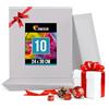 Zenacolor - Tela per Dipingere 24x30 cm - Set di 10 Tele per Pittura