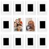 FRTAOOP 12 Pezzi Mini Cornice Portafoto Magnetic, Calamita Portafoto 4,5 x 7 cm, Magnetico Frigo in Acrilico Trasparente per Piccole Foto, Regali per Famiglia e Amici