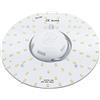 Voltix Modulo LED Circolare per Plafoniera, 220V, 22W 2200lm Ultra Slim con Calamita, Luce Bianca Calda, Ricambio Tubo Neon LED, Facile da Installare (Bianca calda/3000K, 22W)