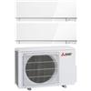 MITSUBISHI ELECTRIC MXZ-2F53VF + MSZ-EF25VGKW + MSZ-EF35VGKW Kit DualSplit a Parete Kirigamine Zen R32 con Wi-Fi Integrato - 5.3 kW