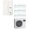MITSUBISHI ELECTRIC PXZ-4F75VG + (2x) MSZ-LN25VG2V + MSZ-LN35VG2V + ERSD-VM2E Sistema Ecodan Multi 3+1 PXZ R32 con Unità a Parete Kirigamine Style e Modulo HydroBox - 7.5 kW