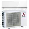 MITSUBISHI ELECTRIC MUZ-EF25VG + MSZ-EF25VGKW Kit Monosplit Kirigamine Zen a Parete con Wi-Fi Integrato - 2.5 kW Bianco
